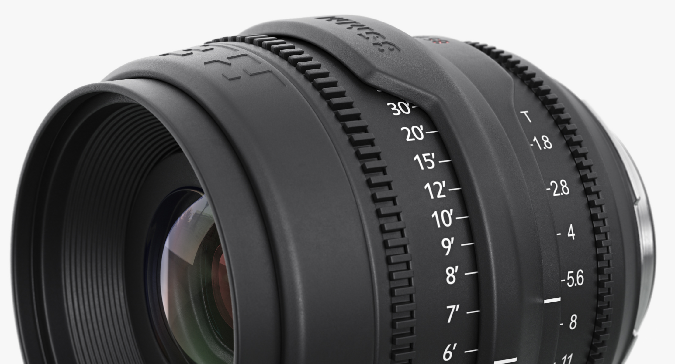 3d camera lens red epic model