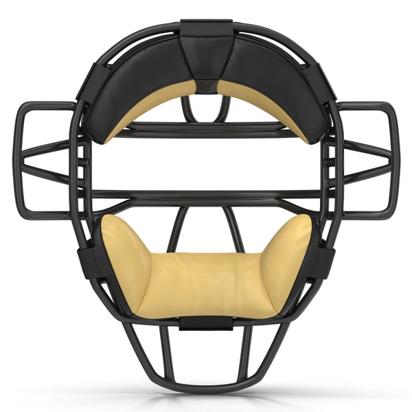 catchers face mask generic 3d 3ds