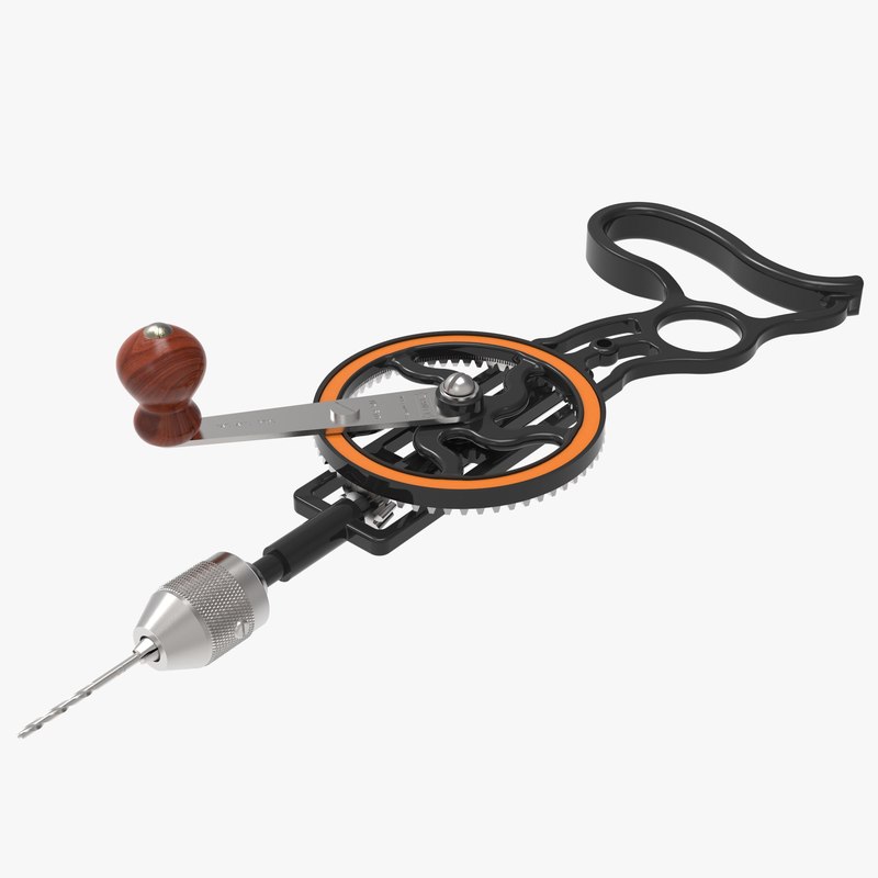 stanley 610 hand drill 3d max