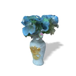 3d flowers vase model
