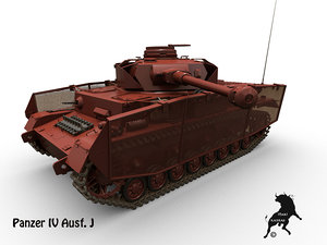 ausf j panzer 3d model