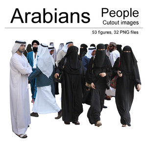 Arabian People Cutout Images