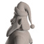 santa claus cartoon character 3d model