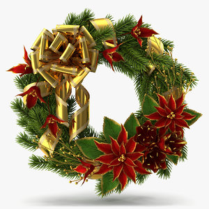 3ds max christmas wreath