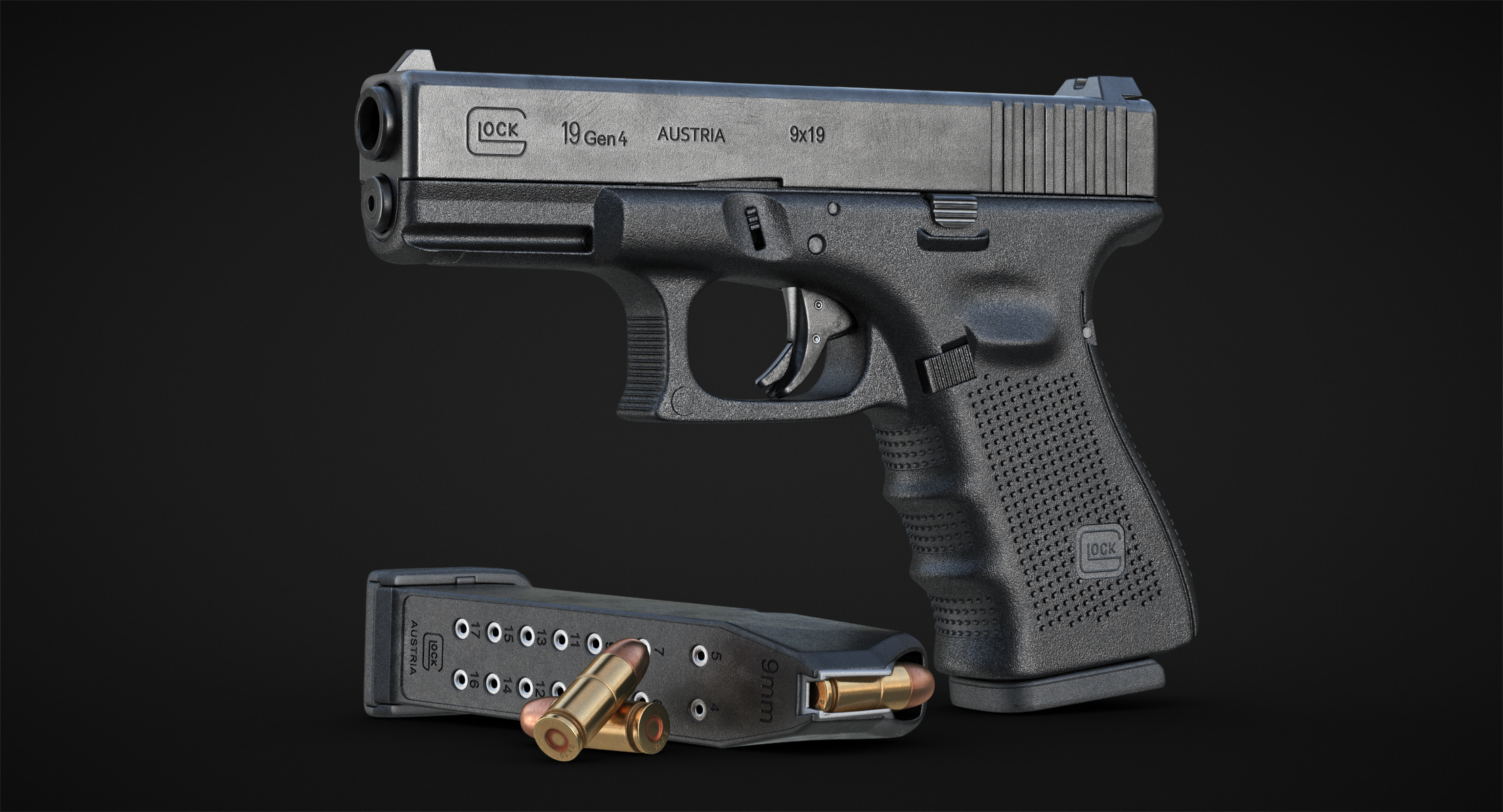 3d gun glock 19 gen model