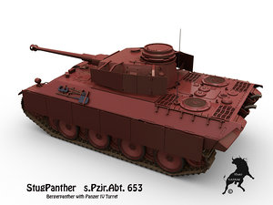 german panther 3d model