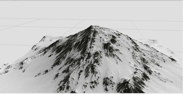 3D Pigeon Mountain 135