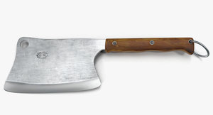 3d kitchen hatchet knife meat
