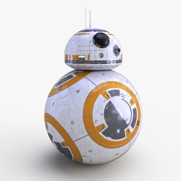 3ds max star wars bb-8 droid