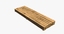 3d model of planks stack