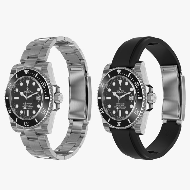 rolex submariner 3d model