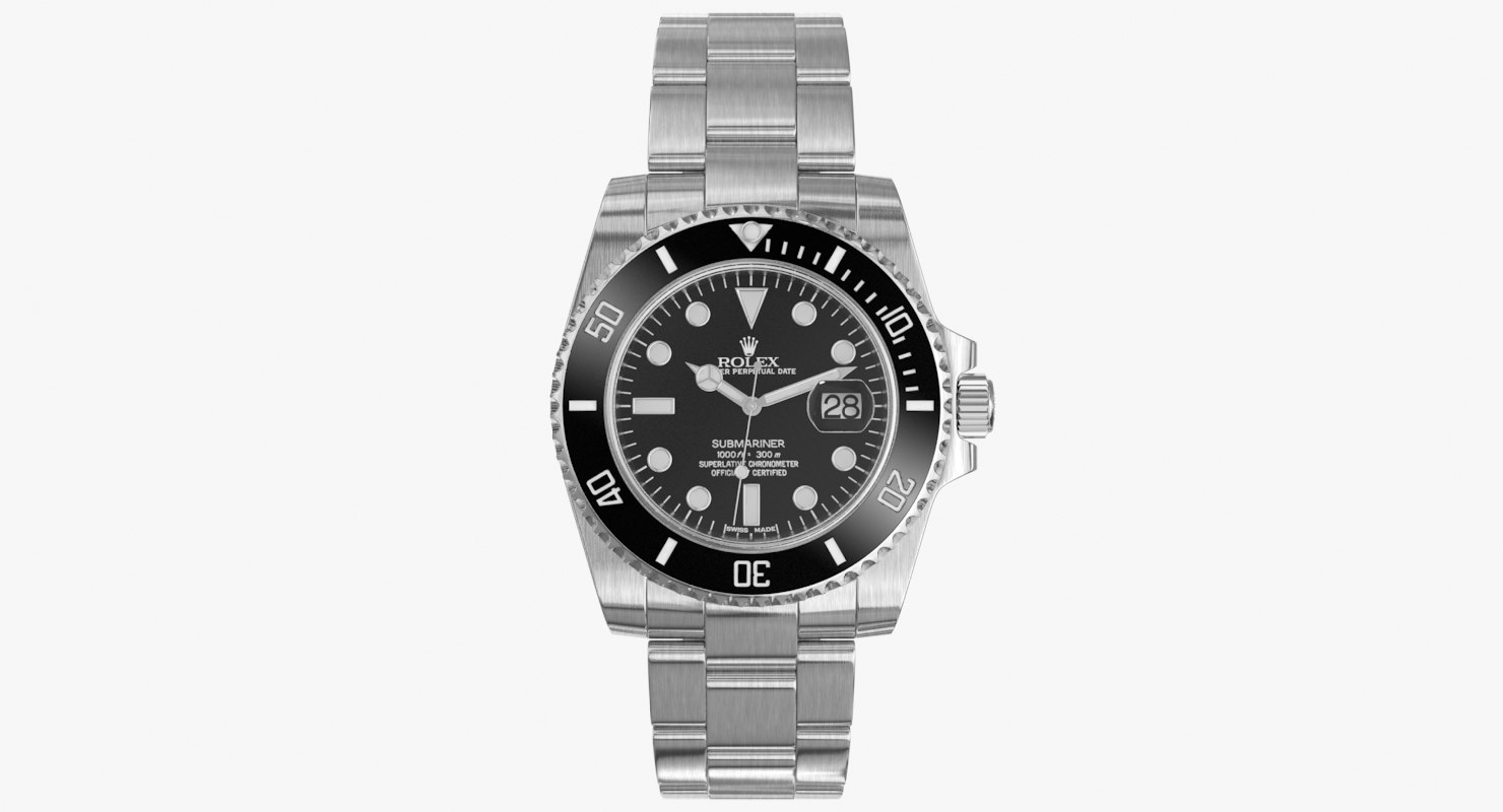 rolex submariner 3d model