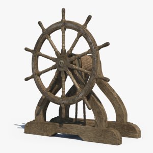 ship wheel 3d max