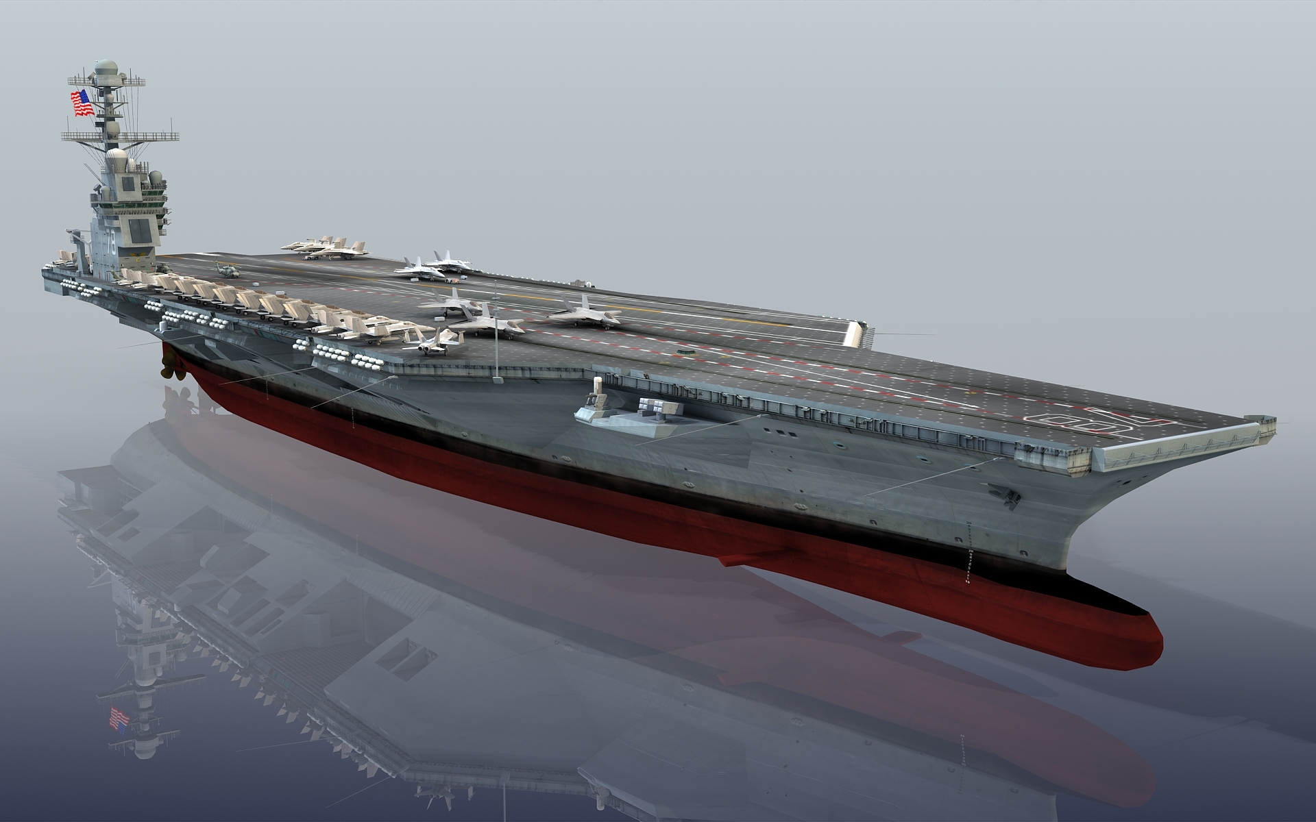 ford cvn-78号3d模型