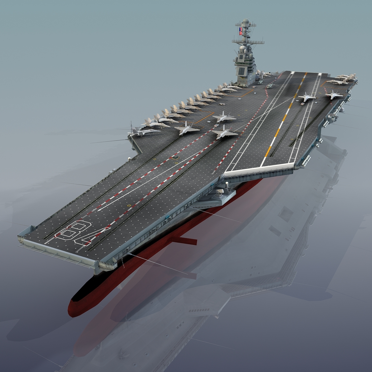 ford cvn-78号3d模型