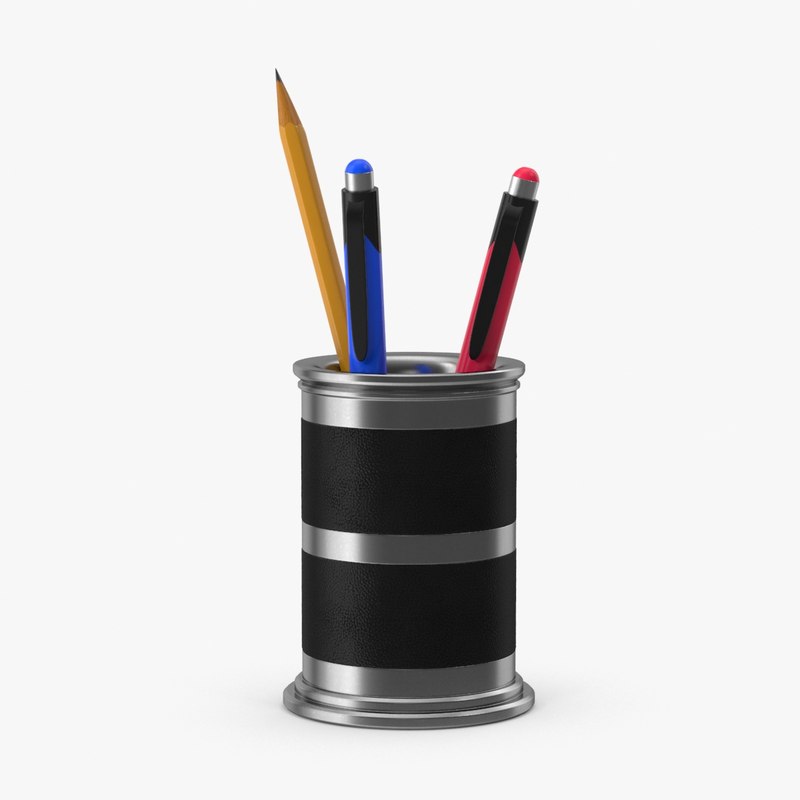 Pen Holder 3D Models for Download TurboSquid