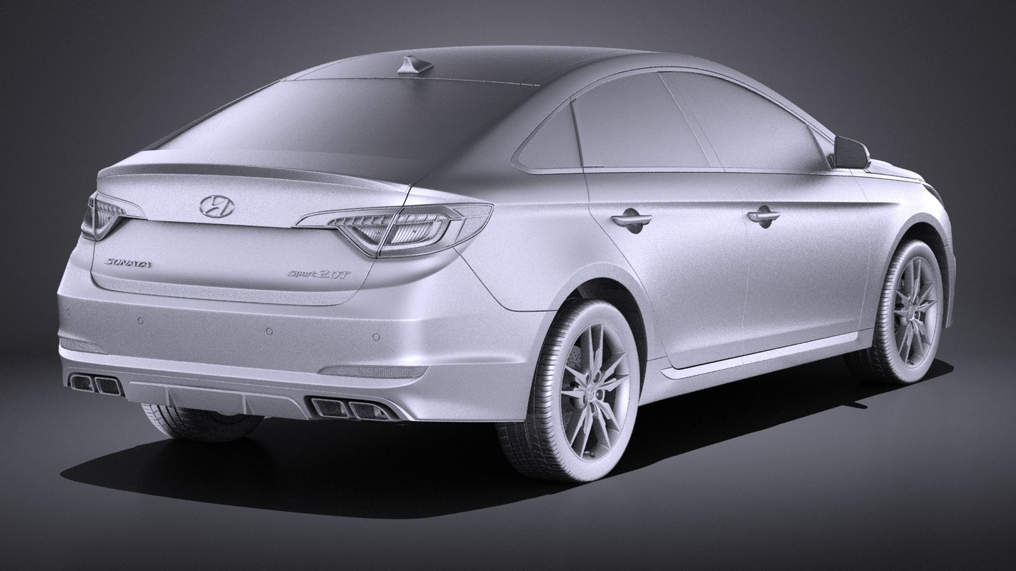 Hyundai sonata 3d model