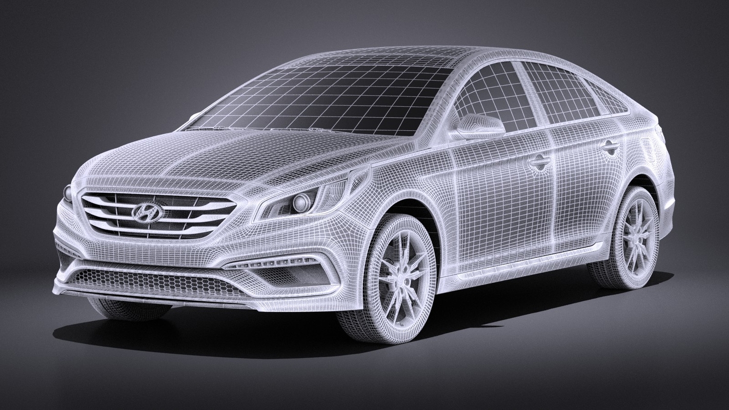 Hyundai sonata 3d model