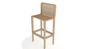 coffe chair 3d model