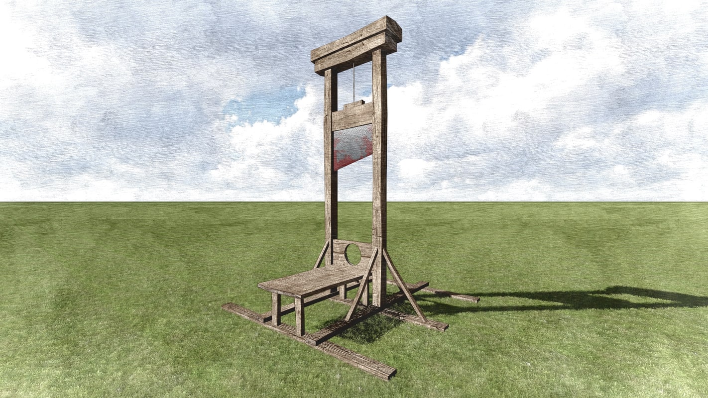 guillotine death obj free