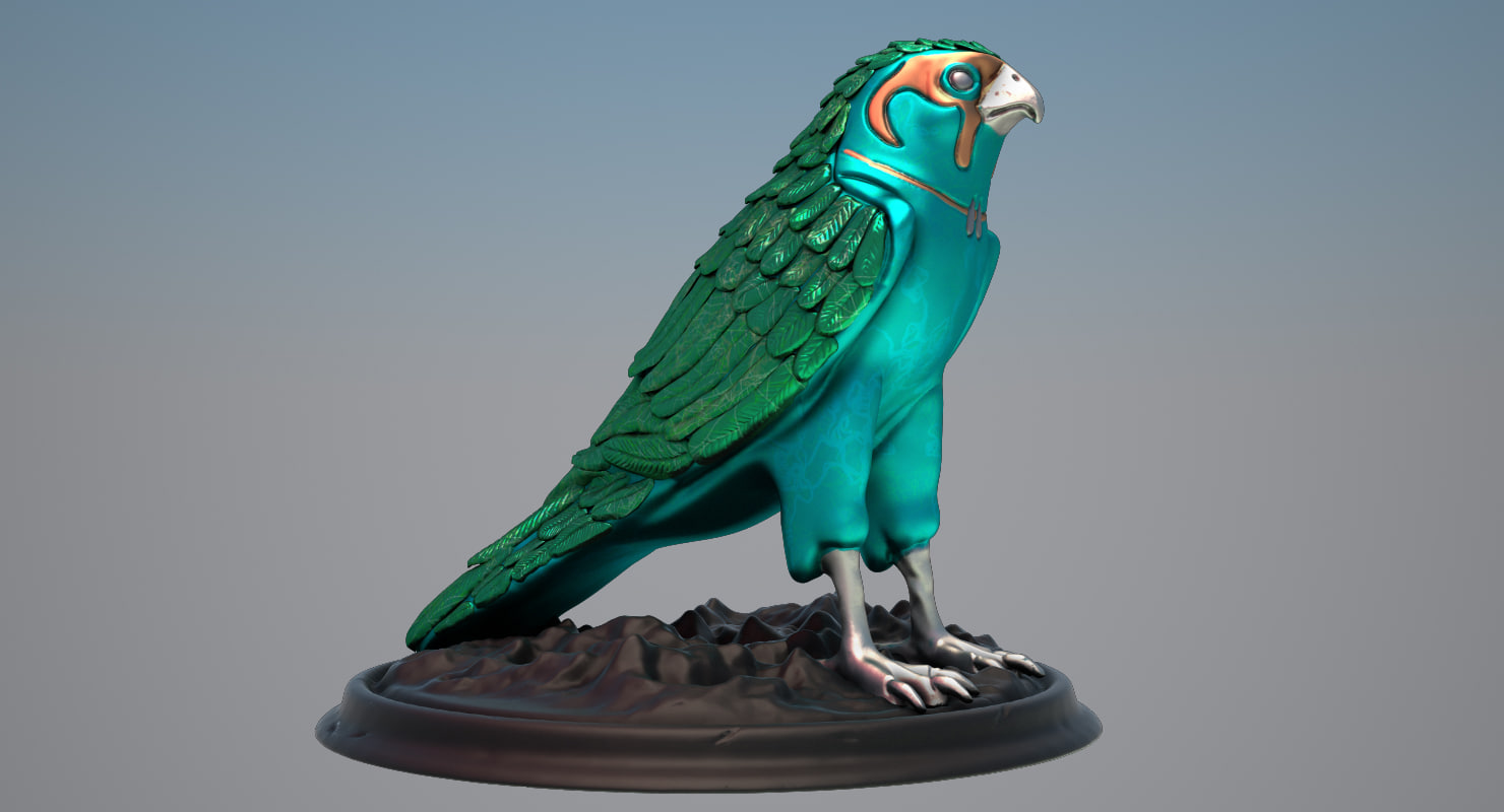 falcon statue marvel