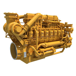 heavy duty engine 3d 3ds