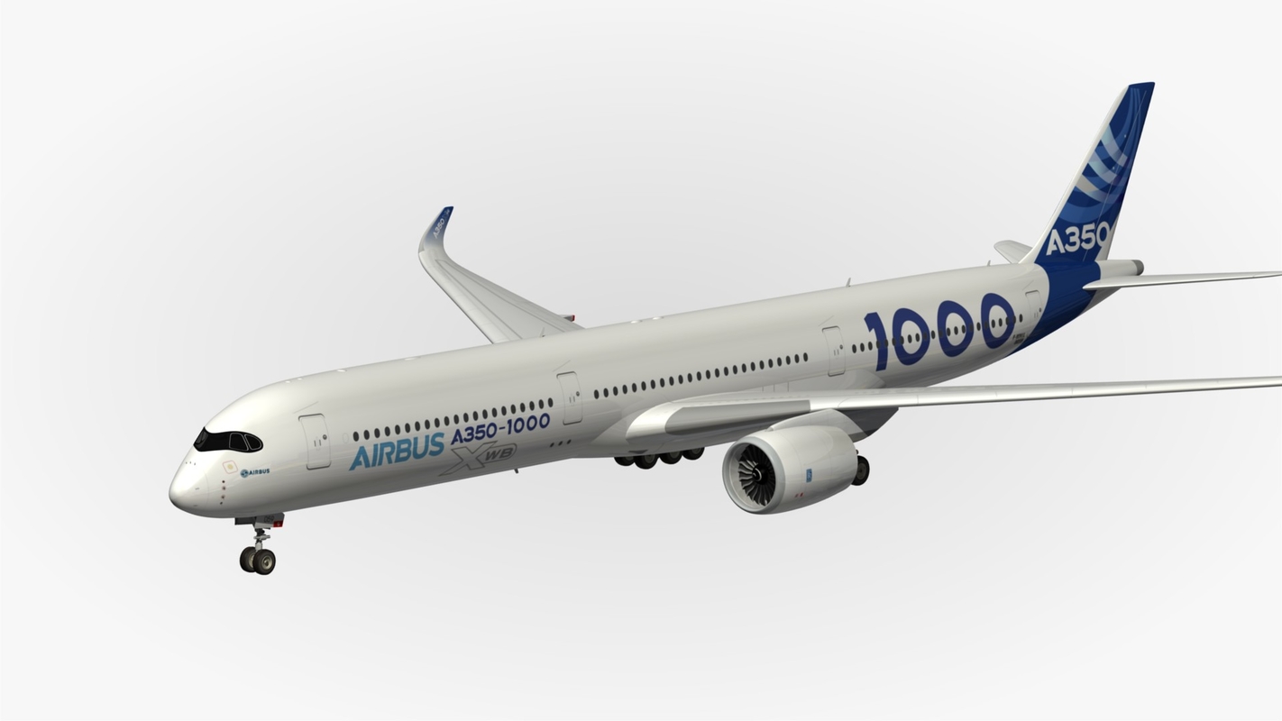 3d Model Airbus A350 1000 Xwb 0919