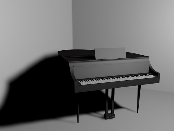 3d piano model