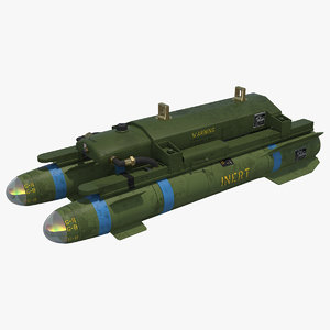 3d agm-114 hellfire missile model