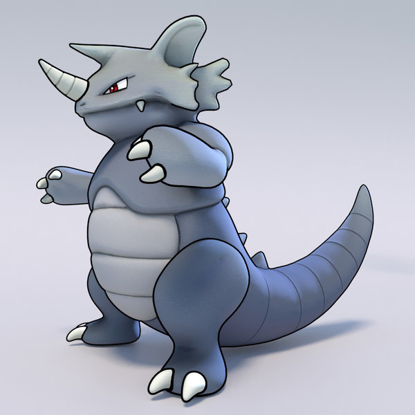 3d Rhydon Pokemon Model