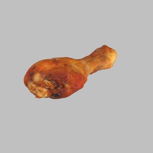 3d roasted chicken leg