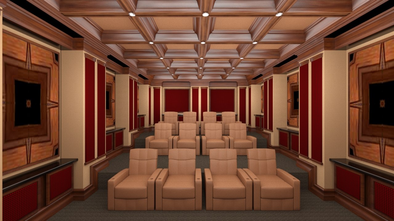 3d home theater model