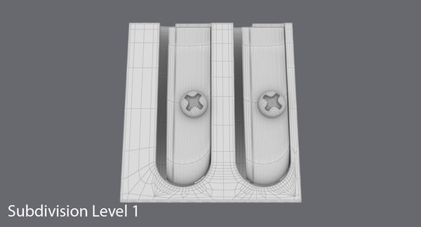 prism pencil sharpener 3d model