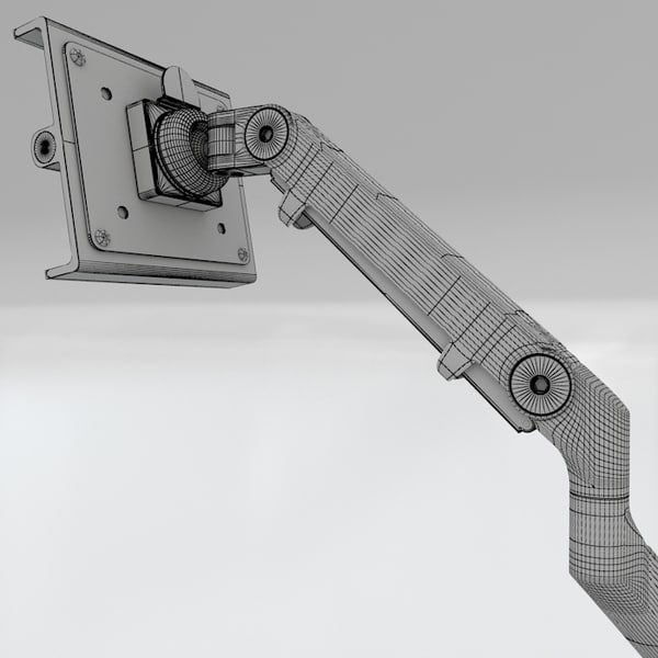 humanscale m2 monitor arm 3d model