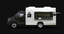 3d food truck van