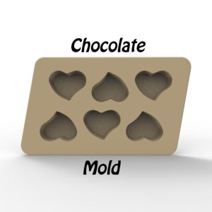 3d chocolate mold