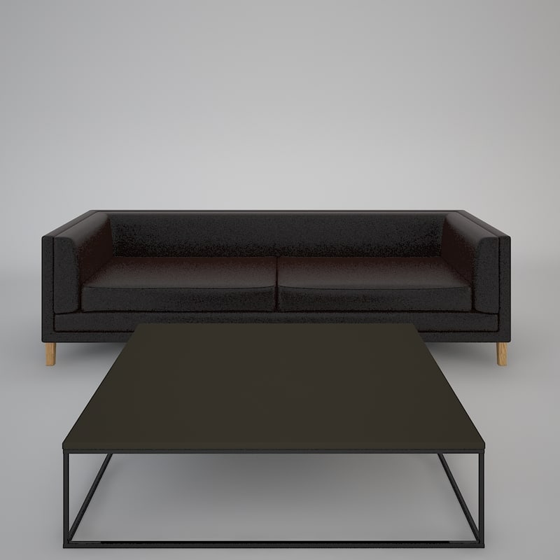 leather sofa conference table 3d max