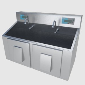 scrub sink - 3d model