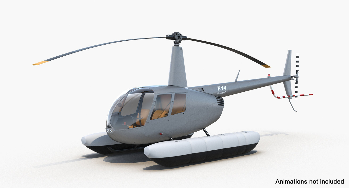 helicopter robinson r44 floats max