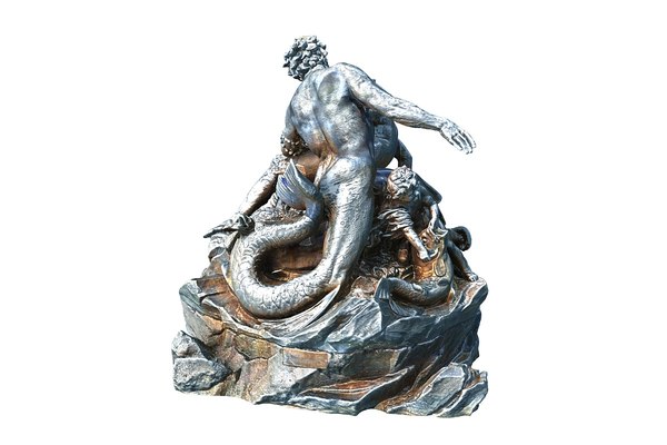 3d satyr statue model