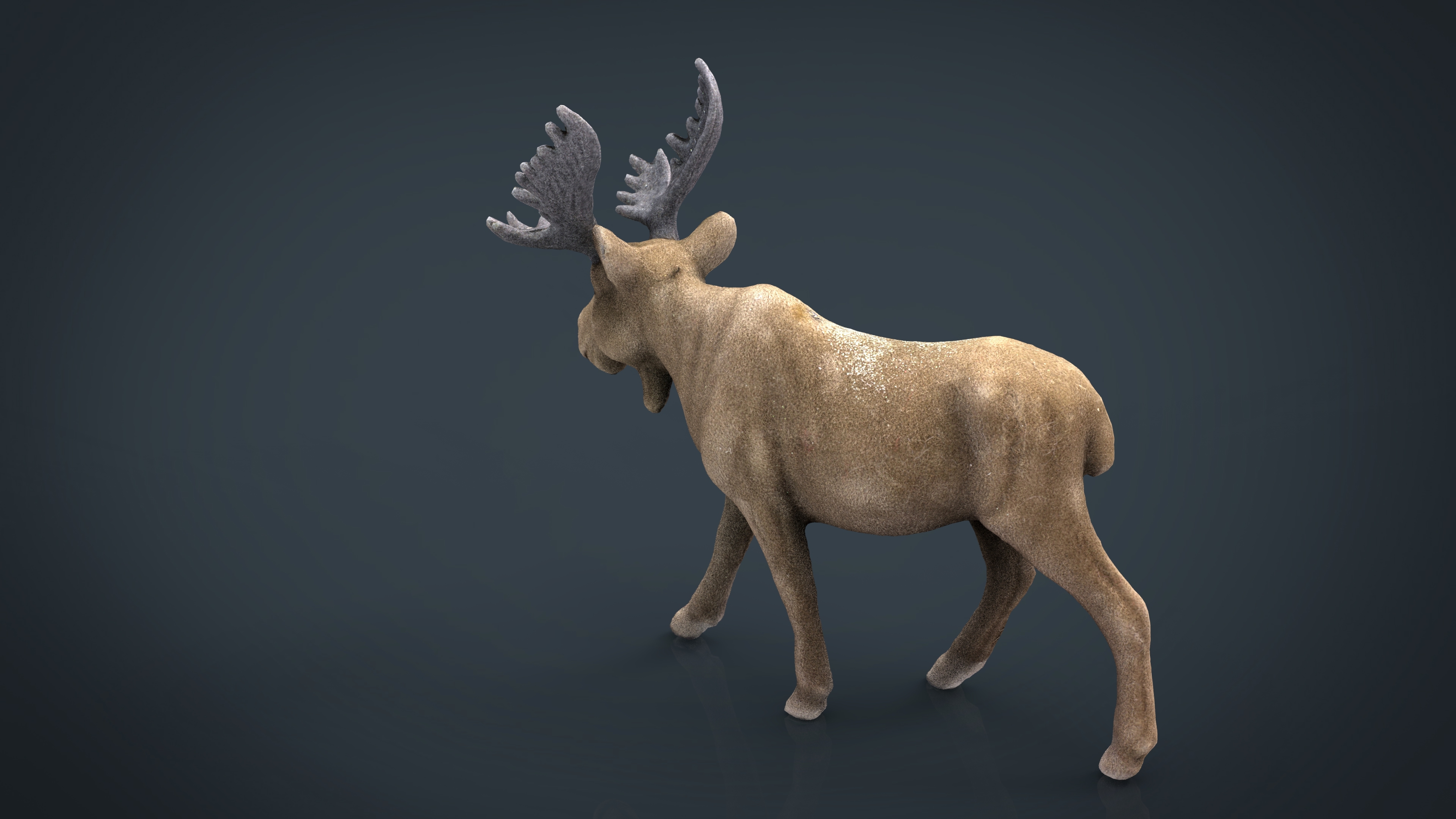 christmas elk 3d max