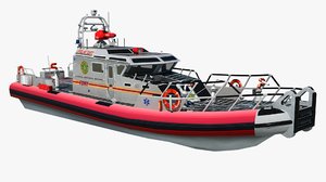 3d model of patrol department boat new york