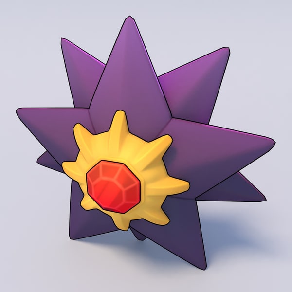 3d starmie pokemon