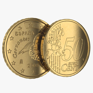3ds spain euro coin 50