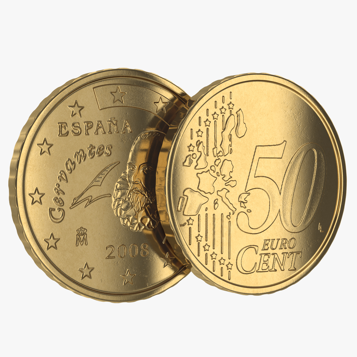 3ds spain euro coin 50