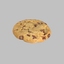 3d cookie chocolate model