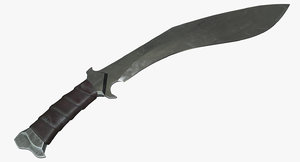 machete 3d model