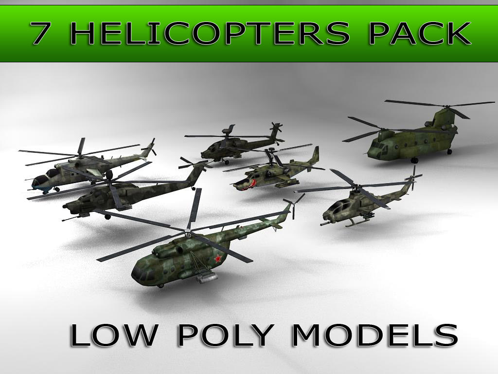 3d helicopters