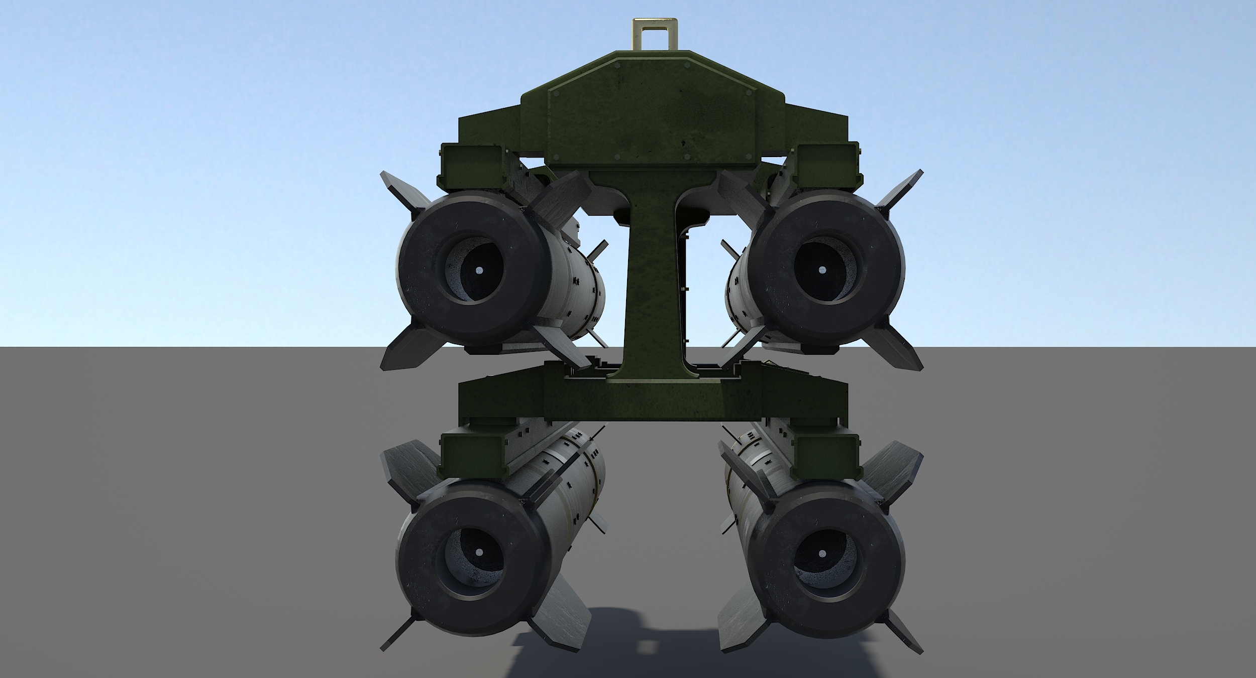 AGM-114 Höllenfeuer-Rakete 3D-Modell - TurboSquid 1099942