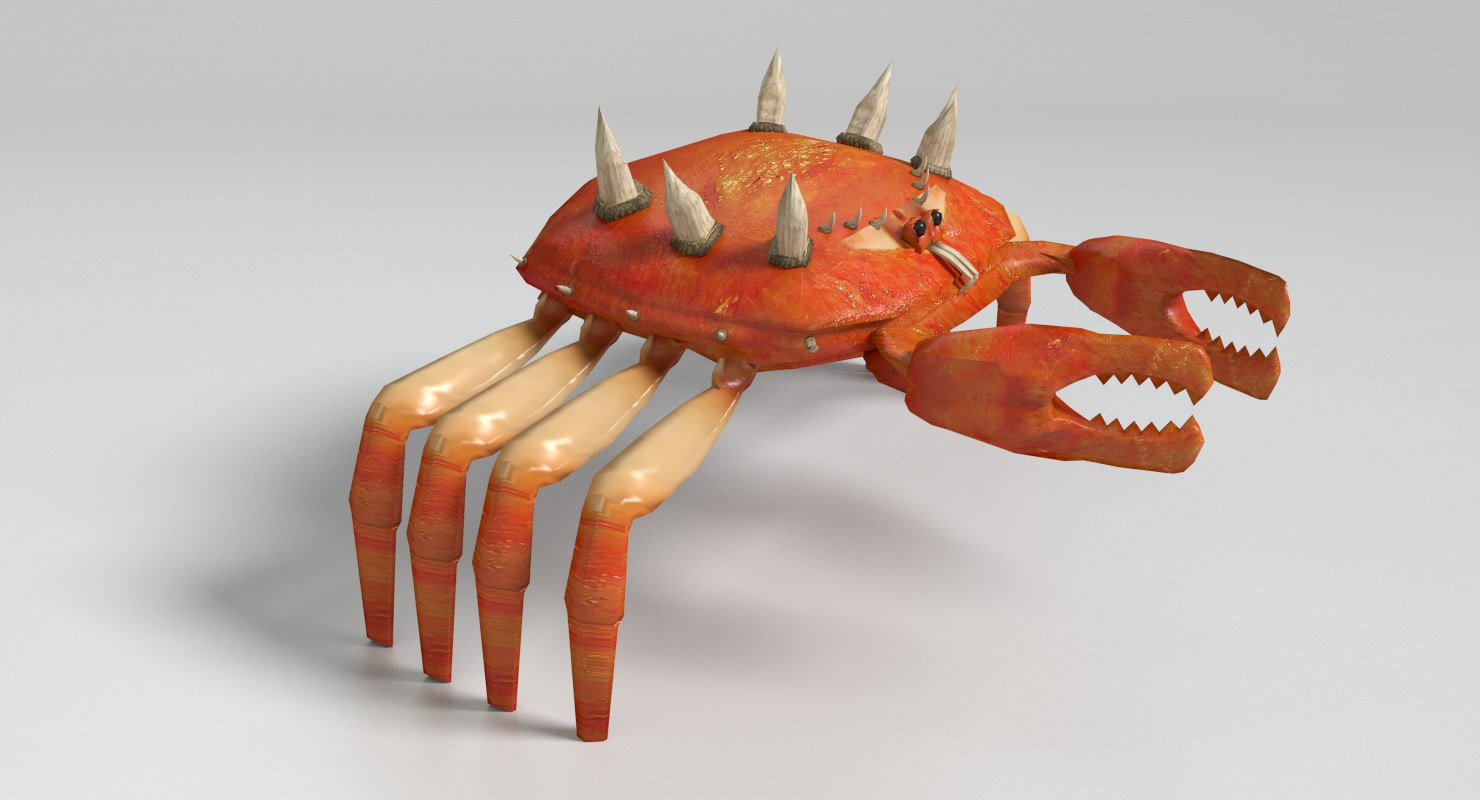 mutant crab 3d model